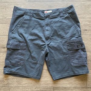 Wrangler Cargo Shorts Relaxed Fit 38 Blue